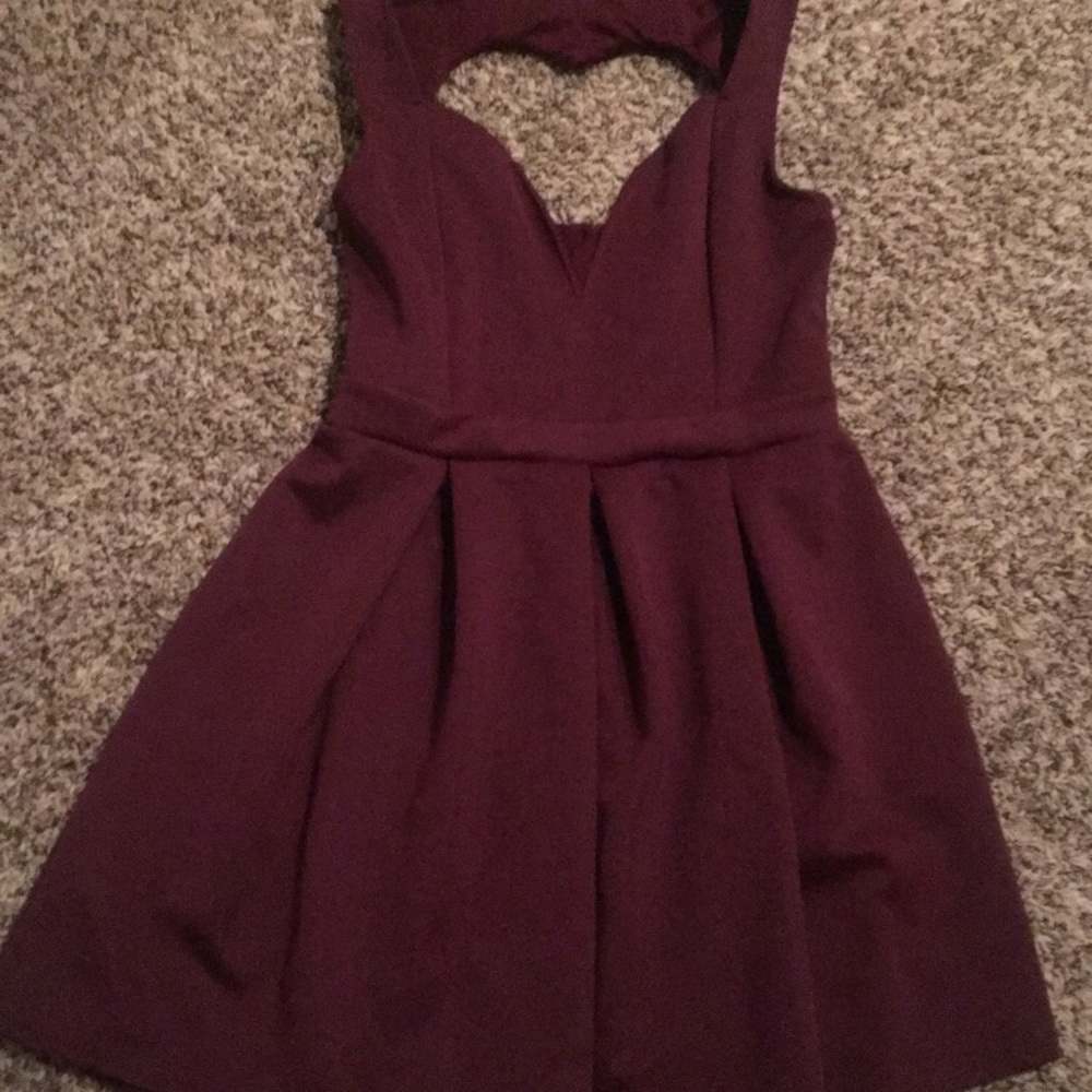 Maroon dress